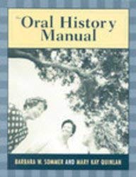 Stock image for The Oral History Manual for sale by Mullen Books, ABAA