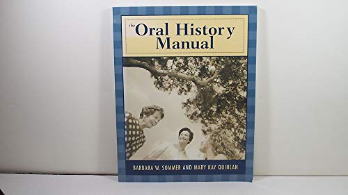 Beispielbild fr The Oral History Manual zum Verkauf von Anybook.com