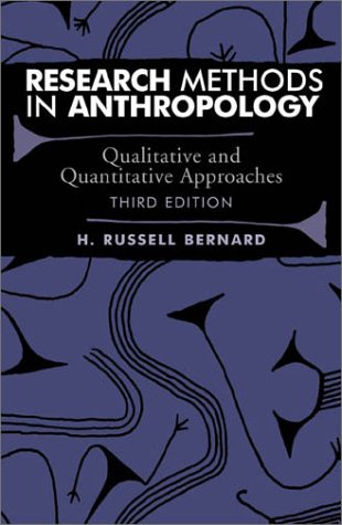 Stock image for Research Methods in Anthropology : Qualitative and Quantitative Approaches for sale by Better World Books
