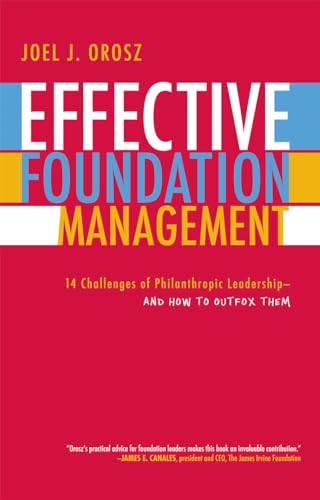 Stock image for Effective Foundation Management Format: Hardcover for sale by INDOO