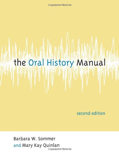 Stock image for The Oral History Manual for sale by ThriftBooks-Dallas