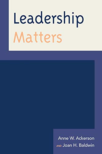 Stock image for Leadership Matters for sale by Better World Books