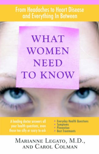 Beispielbild fr What Women Need to Know zum Verkauf von Better World Books