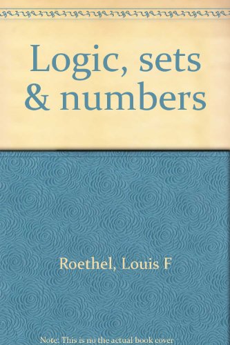 Beispielbild fr Logic, sets & numbers zum Verkauf von Better World Books