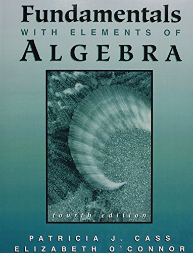 Beispielbild fr Fundamentals with Elements of Algebra zum Verkauf von St Vincent de Paul of Lane County