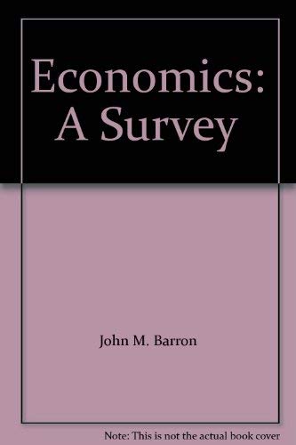 Stock image for Economics: A Survey for sale by HPB-Red