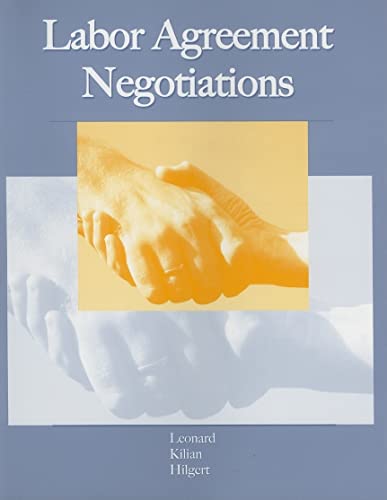 Stock image for Labor Agreement Negotiations for sale by The Book Spot