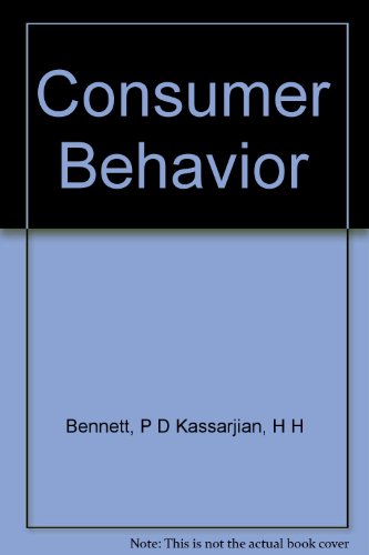 Imagen de archivo de Consumer Behavior a la venta por HPB-Red