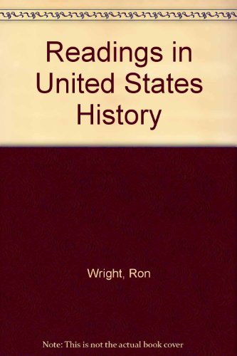 Beispielbild fr Readings in United States History zum Verkauf von HPB-Emerald