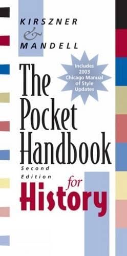 Stock image for The Pocket Handbook for History for sale by Phatpocket Limited
