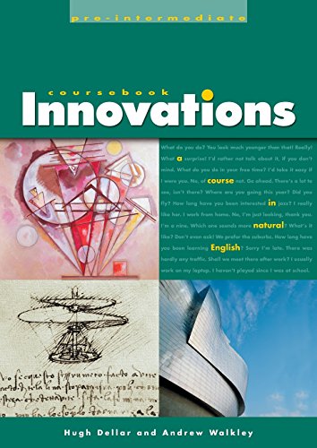 Imagen de archivo de Innovations Pre-Intermediate: A Course in Natural English (Innovations (Thomson Heinle)) a la venta por AwesomeBooks