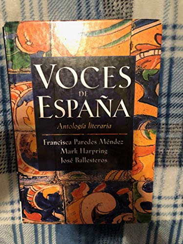 Stock image for Voces de Espana: Antologia literaria (Spanish Edition) for sale by Read&Dream