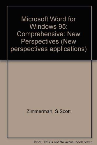 Stock image for New Perspectives on Microsoft Word 7 for Windows 95 - Comprehensive : for sale by POQUETTE'S BOOKS