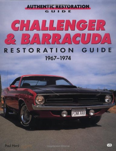 Beispielbild fr Challenger & Barracuda Restoration Guide, 1967-1974 (Authentic Restoration Guides) zum Verkauf von SecondSale