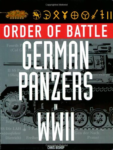 9780760331163: German Panzers in World War II (Order of Battle (Zenith))