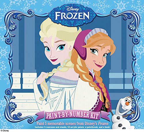 Imagen de archivo de Disney: Frozen Paint by Number Kit: Paint Your Favorite Scenes! a la venta por Bookmonger.Ltd