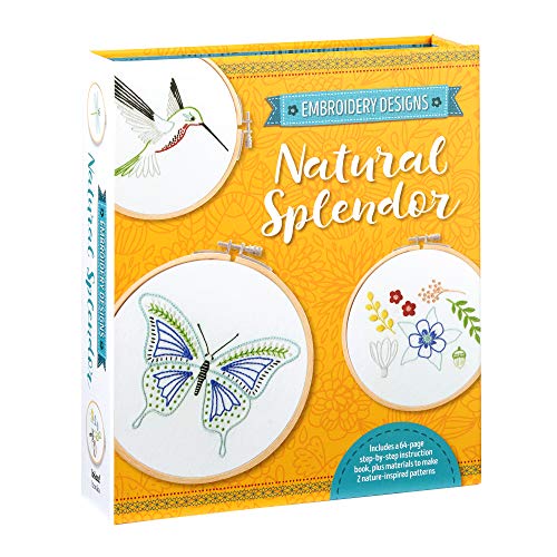 Beispielbild fr Embroidery Designs: Natural Splendor: Everything You Need to Stitch 12 Natural Designs zum Verkauf von Bookmonger.Ltd