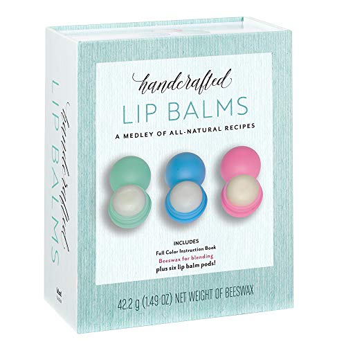 Beispielbild fr Handcrafted Lip Balms A Medley of All-Natural Recipes - Includes Full Color Instruction Book, Beeswax for Blending, Plus Six Lip Balm Pods! zum Verkauf von TextbookRush