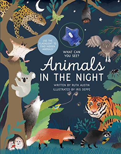 Beispielbild fr What Can You See? Animals in the Night: Use the Star Light to Find Hidden Animals! zum Verkauf von BooksRun