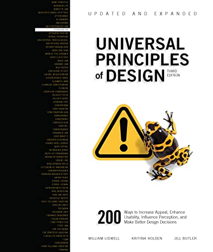 9780760375167: Universal Principles of Design, Updated and Expanded Third Edition: 200 Ways to Increase Appeal, Enhance Usability, Influence Perception, and Make Better Design Decisions (1) (Rockport Universal)