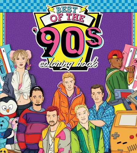 9780760381243: Best of the '90s Coloring Book: Color your way through 1990s art & pop culture (2) (Color Through the Decades)