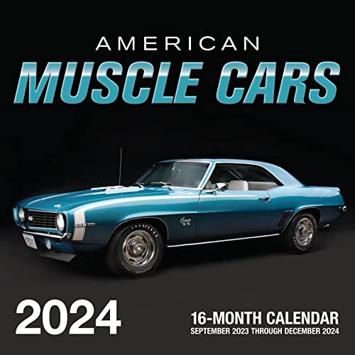 9780760384596: American Muscle Cars 2024: 16-Month Calendar: September 2023 to December 2024
