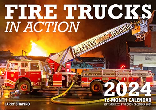 Beispielbild fr Fire Trucks in Action 2024: 16-Month Calendar: September 2023 to December 2024 zum Verkauf von Monster Bookshop