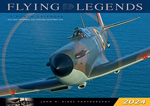 9780760384619: Flying Legends 2024: 16-Month Calendar: September 2023 to December 2024