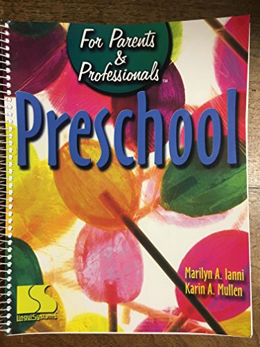 Stock image for Preschool (for Parents and Professionals) for sale by Better World Books