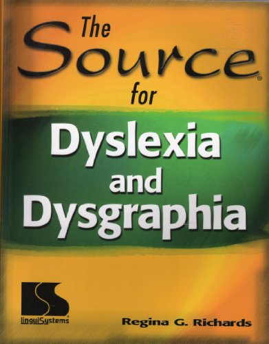 Beispielbild fr Source for Dyslexia and Dysgraphia zum Verkauf von Hafa Adai Books
