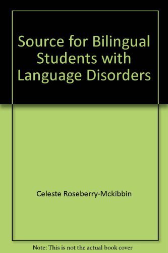 Stock image for The source for bilingual students with language disorders for sale by GF Books, Inc.