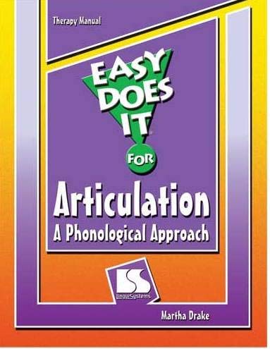 9780760604335: Easy Does If for Articulation : A Phonlogical Approach Therapy Manual
