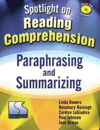 9780760605844: Spotlight on Reading Comprehension; Paraphrasing and Summarizing
