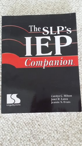 Beispielbild fr The SLP's IEP Companion zum Verkauf von BooksRun