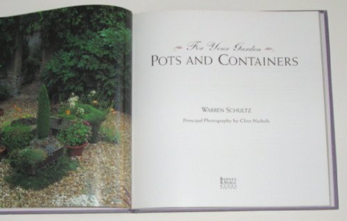 Beispielbild fr Pots and Container zum Verkauf von Wonder Book