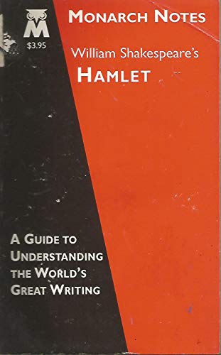 Beispielbild fr William Shakespeare's Hamlet (Monarch Notes) zum Verkauf von Wonder Book