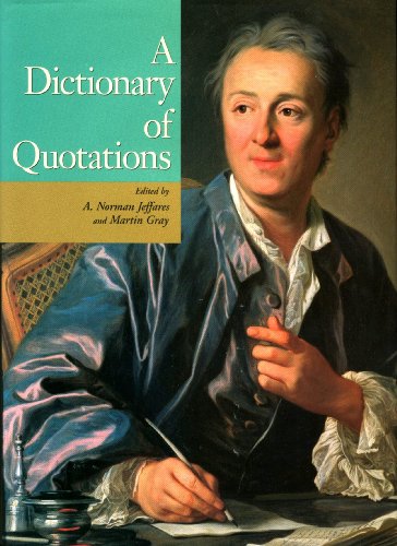 Stock image for A Dictionary of Quotations for sale by Go4Books