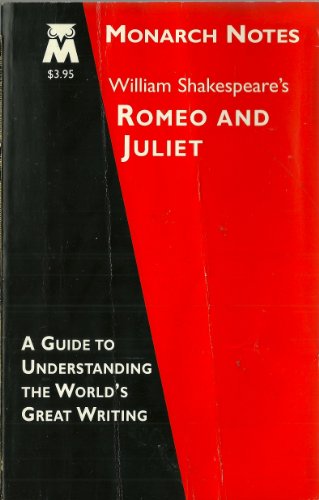 Stock image for Romeo and Juliet (Monarch Notes) for sale by Half Price Books Inc.