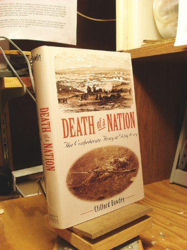 Beispielbild fr Death of a nation: The Confederate Army at Gettysburg zum Verkauf von WorldofBooks