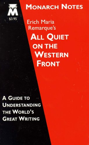 Imagen de archivo de All Quiet on the Western Front a la venta por Project HOME Books