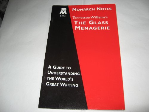 9780760710487: Tennessee Williams's The glass menagerie (Monarch notes) [Paperback] by Rathb...
