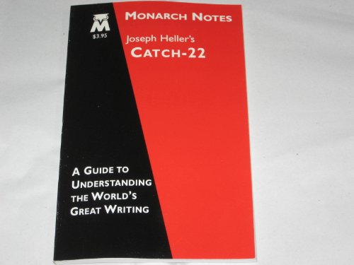 Imagen de archivo de Joseph Hellers Catch-22 (Monarch Notes) a la venta por Goodwill Books