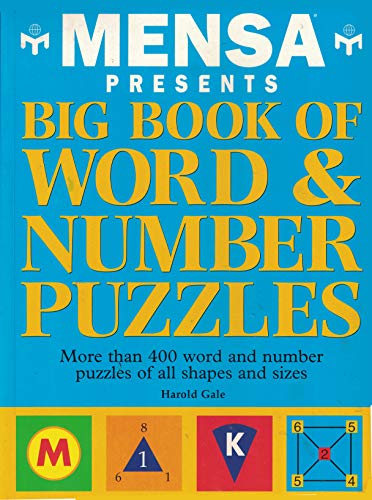 Beispielbild fr Big Book of Word & Number Puzzles (Mensa) zum Verkauf von Wonder Book