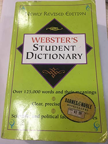 Stock image for Webster's Student Dictionary (Newly Revised Edition) for sale by SecondSale