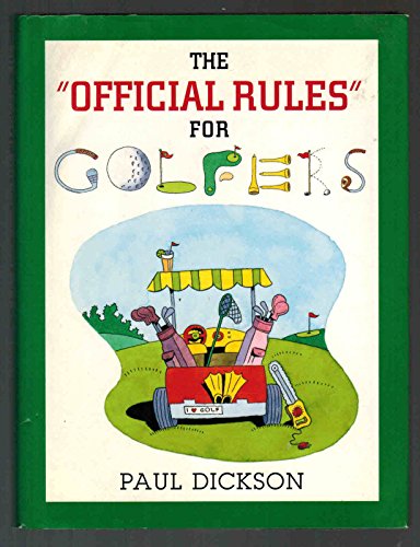 Imagen de archivo de The official rules for golfers a la venta por More Than Words