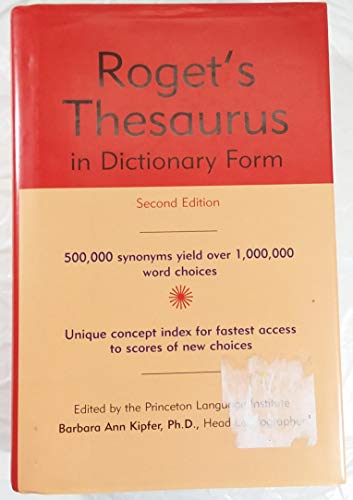 Imagen de archivo de Roget's 21st Century Thesaurus in Dictionary Form a la venta por Gulf Coast Books