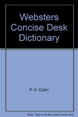 Imagen de archivo de Websters Concise Desk Dictionary a la venta por SecondSale