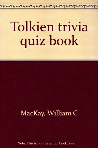 Imagen de archivo de Tolkien Trivia Quiz Book a la venta por Christian Book Store