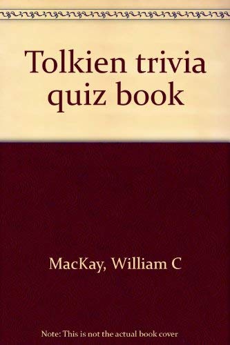 Stock image for Tolkien Trivia Quiz Book for sale by Christian Book Store