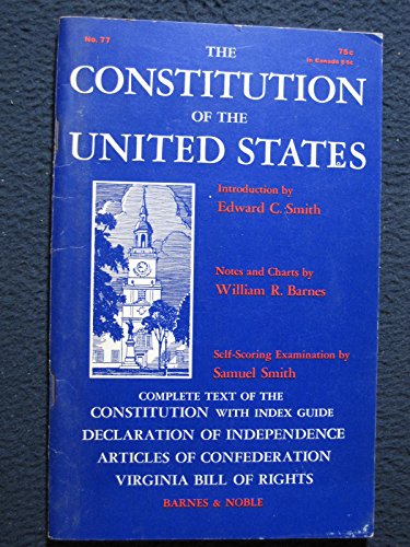 Beispielbild fr The Constitution of the United States of America ; with the Declaration of Independence and the Articles of Confederation zum Verkauf von Better World Books